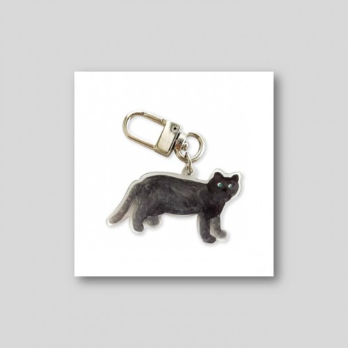 KURO Drawing Keyring 쿠로 드로잉 키링