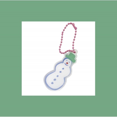 Snowman Drawing Keyring 스노우맨 드로잉 키링