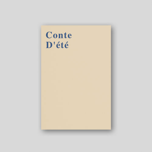 Conte D'été 꽁트 데떼 : 프랑스어로 여름 이야기